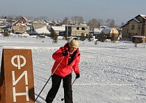 Педагоги на лыжне